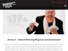 Tablet Screenshot of jimmycmagic.com